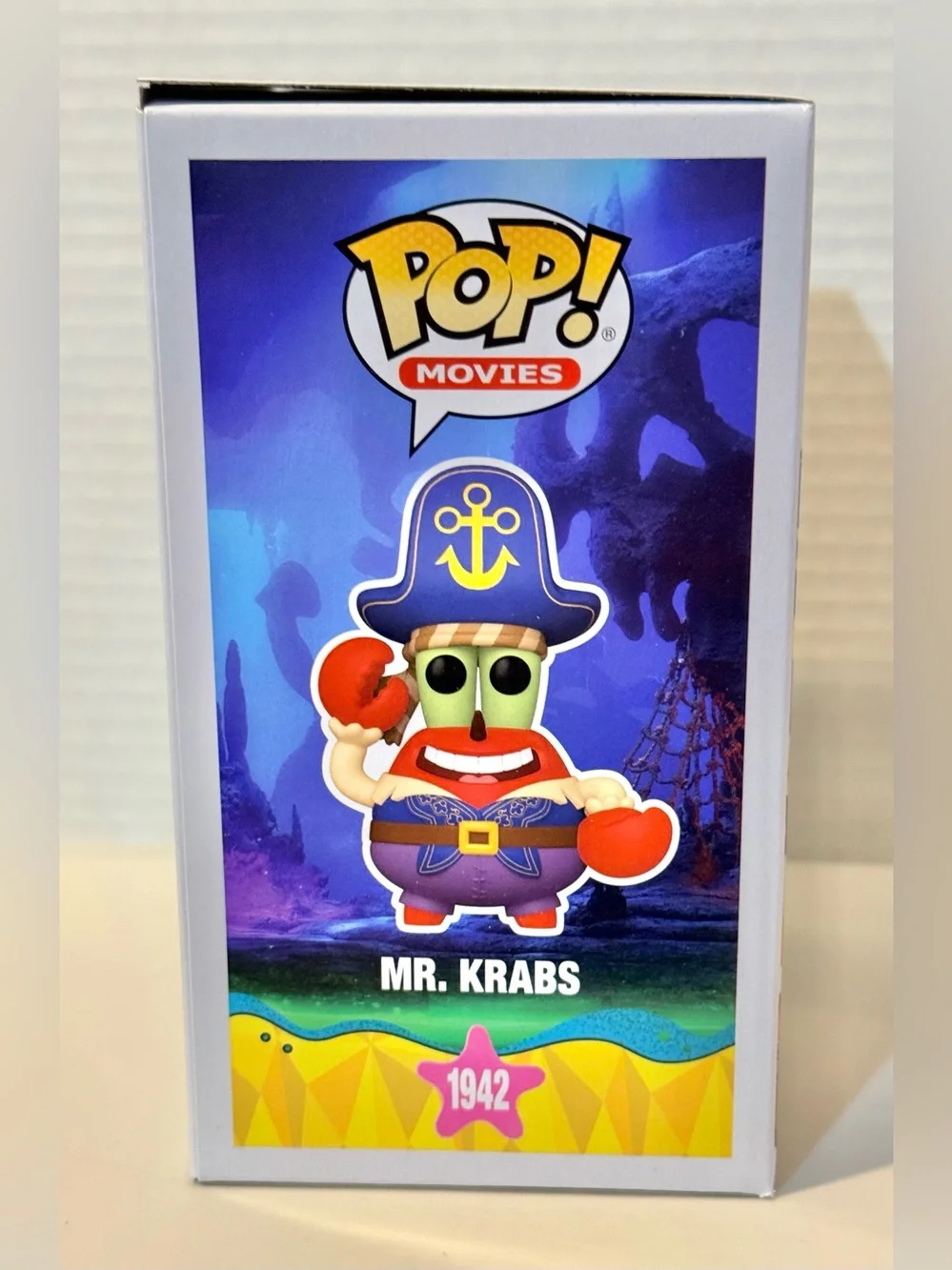 Funko Pop Movies #1942 The Spongebob Movie Mr. Krabs Brand New